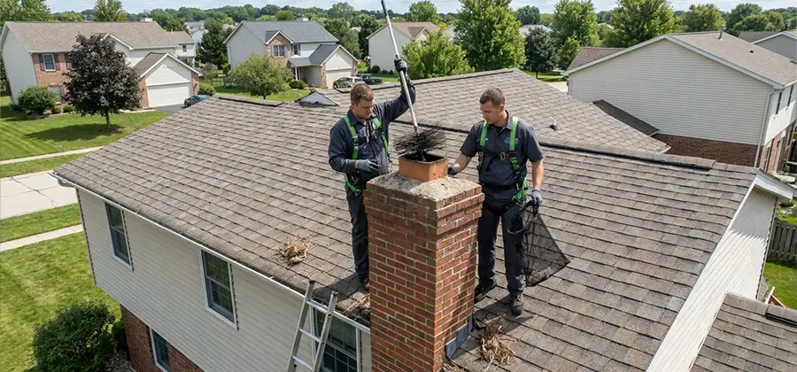 Bird Removal From Chimney in Merrifield
