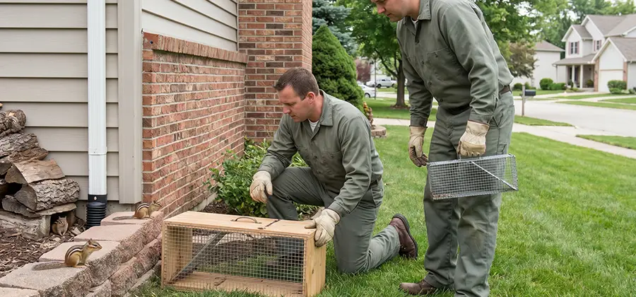 Remove Chipmunks From Yard in Merrifield