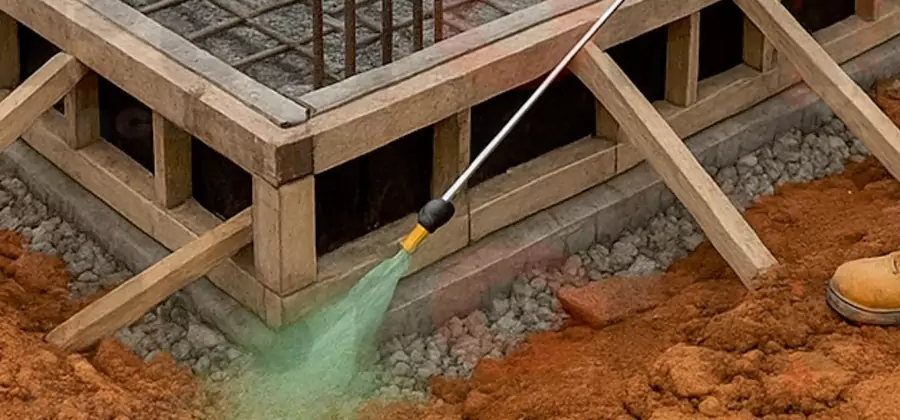 Foundation Slab Termite Treatment in Merrifield