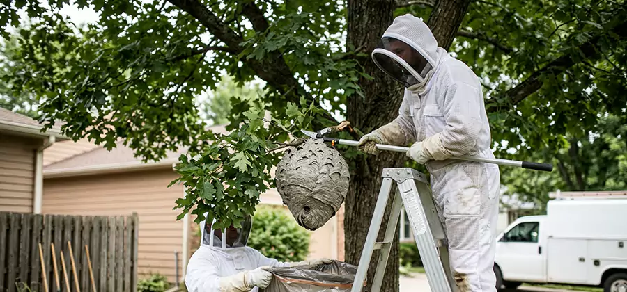 Wasp Nest in Tree Removal Merrifield